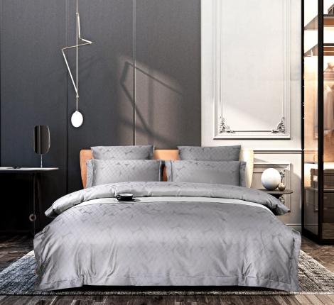 Постельное белье "Asabella" 1385-4S Жаккард, 1,5 спальный