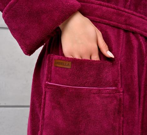 Халат женский трига шалька "AMBIELLA A-1295" фуксия, 2XL