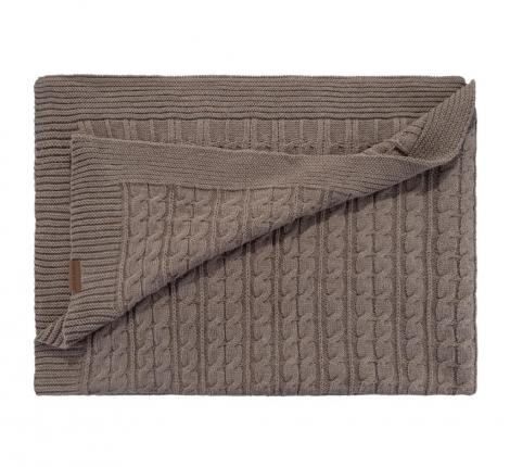 Плед вязаный "Sofi de Marko" Джовани (кофе), 160х220