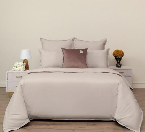 Постельное белье "Sofi de Marko" Саммер (светло-серый) Варёный хлопок, 1,5 спальный