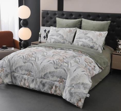 Постельное белье с одеялом "Sofi de Marko" Рикардо №6 Велюр/Сатин, Евро