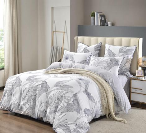 Постельное белье "Sofi de Marko" Агнес (серая) Сатин, 2 спальный