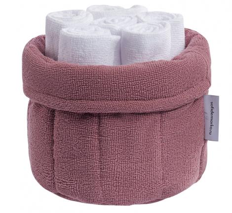 Набор махровых полотенец "Sofi de Marko" Donna (марсала), 30х30-6шт.