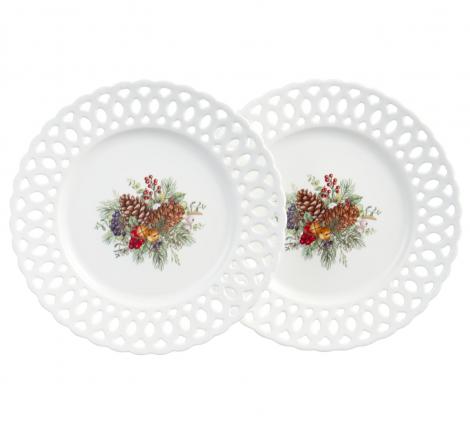 Набор закусочных тарелок 2 шт. "CELEBRATION", диаметр 20,5 см