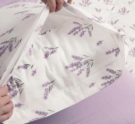 Постельное белье "Primavelle" Organic Cotton Provance Сатин, Евро на резинке