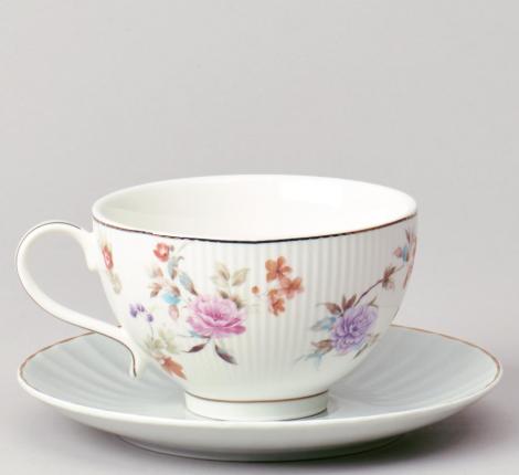 Чайный набор "ВРЕМЕНА ГОДА" на 2 персоны, 4 предметов (250 мл), голубой