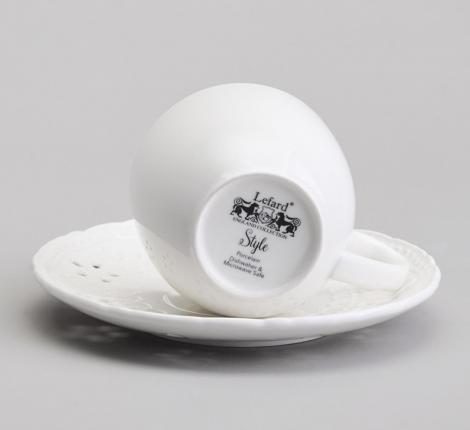 Чайный набор "STYLE" 441-062 на 6 персон, 12 предметов (220 мл)