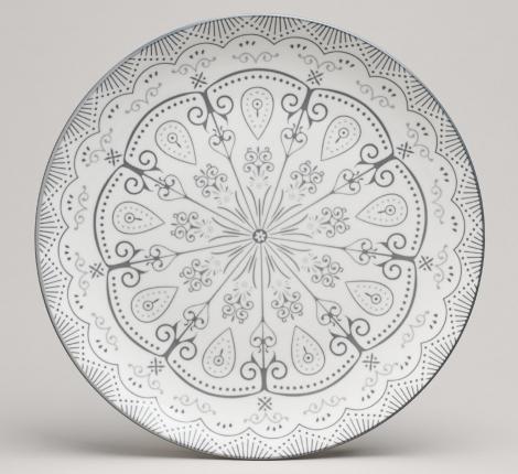 Набор обеденных тарелок 24 шт. BRONCO "DREAMS", диаметр 27 см