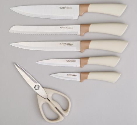 Набор ножей "AGNESS" 911-779, 7 предметов
