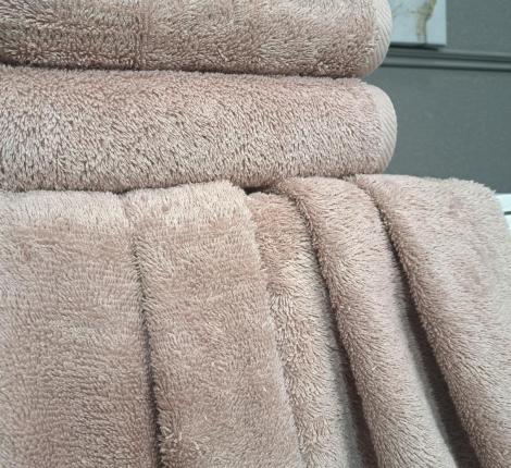 Комплект махровых полотенец "Kazanov.A." Teddy (дымчатая роза), 50х90+70х140