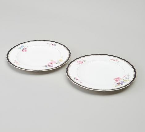 Набор обеденный тарелок 2 шт. "NOSTALGIE", диаметр 25.5 см