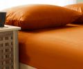 Простыня сатин SOHO collection (оранжевый), 240х260