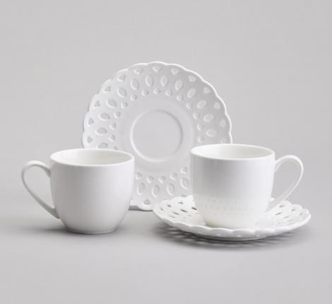 Чайный набор "STYLE" 441-036 на 2 персоны, 4 предмета (220 мл)