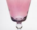 Набор бокалов для вина 6 штук "PINK" хрустальное стекло, высота 19,5 см