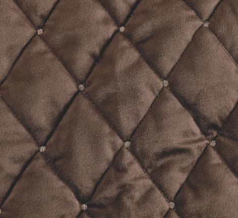 Комплект накидок &quot;Karteks&quot; на угловой диван с оттоманкой и подлокотниками Ромбы, светло-коричневый