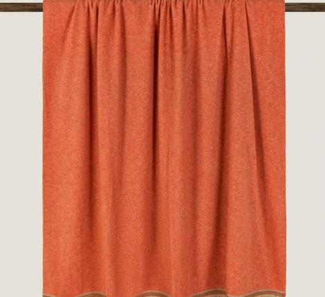 Плед "SOFT BAMBOO" APRICOT с тесьмой BRIGITTE (оранжевый), 160х200