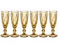 Набор бокалов для шампанского 6 штук &quot;РОМБО&quot; 781-148 СЕРИЯ &quot;MUZA COLOR&quot; 150 мл
