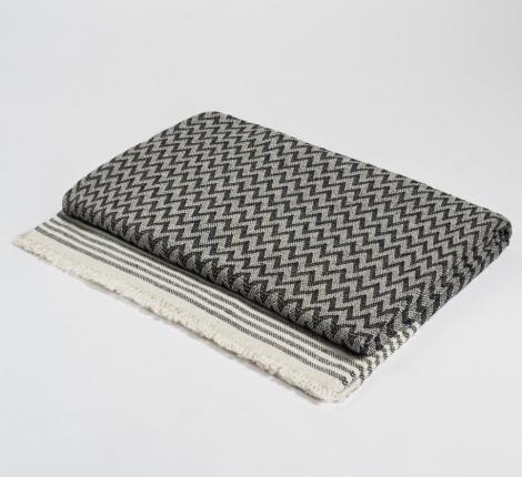 Плед "ELISA" черный, 170Х210