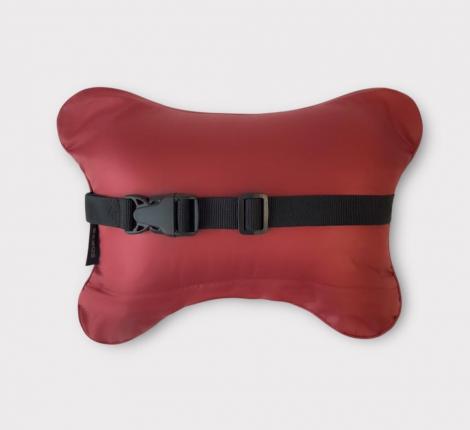 Дорожный плед-пончо пуховый "Travel Cape Plaid Grass" MARSALA, 130х170