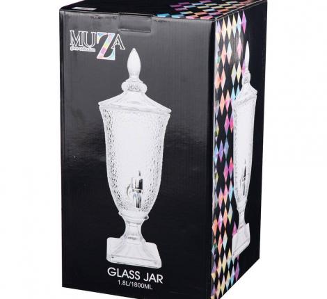 Диспенсер для напитков "ЛИМОНАДНИЦА MUZA" 691-037, 1,8 л