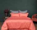 Постельное бельё "Sofi de Marko" Беллини (коралловый) Сатин ДеЛюкс, Евро