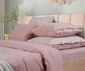 Постельное бельё Sharmes "Rustic melange" Семейный, розовый