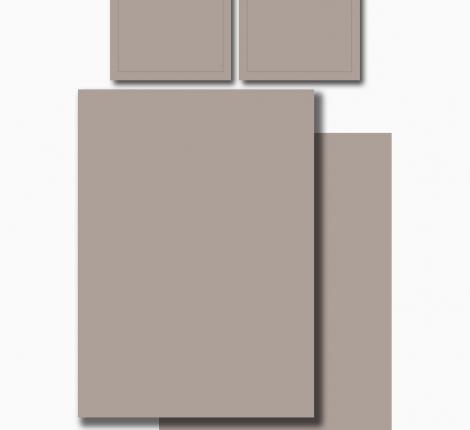 Постельное бельё "Lefard" SOLID (капучино) Сатин ДеЛюкс, 1,5 спальный