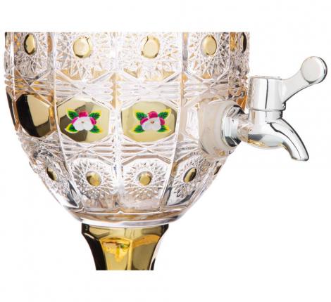 Диспенсер для напитков "ЛИМОНАДНИЦА LEFARD GOLD GLASS", 2,6 л
