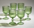 Набор бокалов 6 штук "SIMPLICITY" GREEN, 370 мл