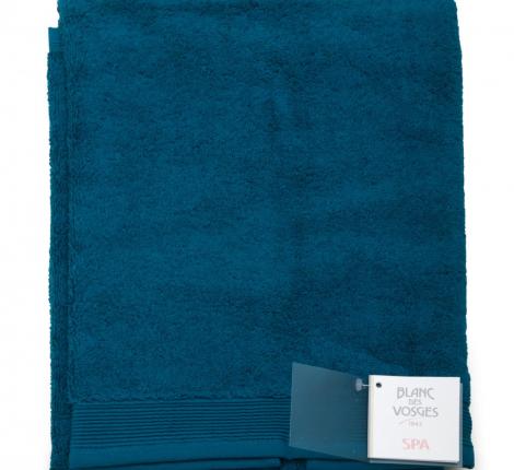 Полотенце махровое "Blanc des Vosges" UNI CEDRE (темно-бирюзовый), 40х60