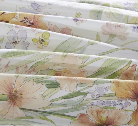 Постельное белье "Asabella" 2351-6 Сатин, Евро