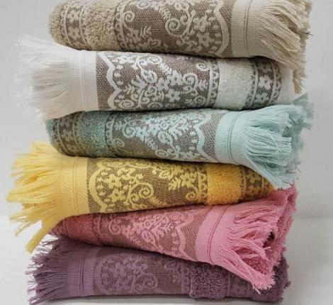 Полотенце махровое AMBIELLA "BIATRIS" 70х140, жёлтый