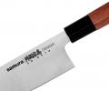 Нож кухонный &quot;Samura OKINAWA&quot; Накири 172 мм, палисандр (с тату)