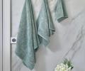 Полотенце микрокоттон Luxberry "TEDDY" 50х100, голубая ель