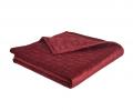 Покрывало бархатное "Blanc des Vosges" SPIRIT GRENAT (гранатовый), 240х260