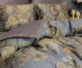 Постельное белье с одеялом "Kazanov.A." Филис (деним капучино) Велюр/Egypt Cotton, Евро