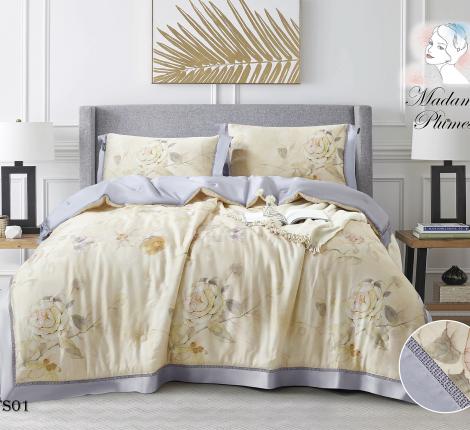 Постельное бельё с одеялом Madame Plumes "SERENE BREEZE" TS-01 Тенсел, Евро