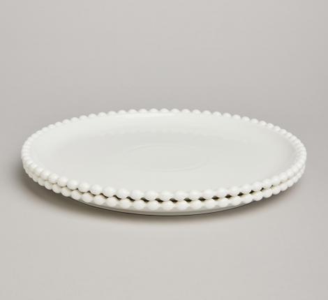 Набор обеденных тарелок 2 шт. "PEARL", 25,5*2 см