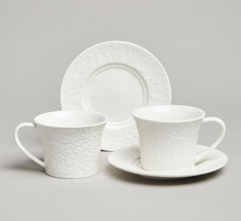 Чайный набор "MUSE" на 2 персоны, 4 предмета (250 мл)