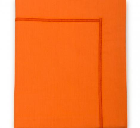 Наволочка "Blanc des Vosges" перкаль 50х70, paprika (оранжевый)