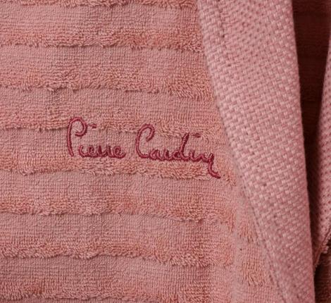 Набор "PIERRE CARDIN HOME" (2 халата, полотенца 50х90-2 шт., 70х140-2 шт.), розовый-кремовый