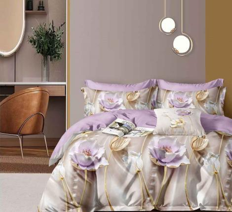 Постельное белье "АльВиТек" CA-1-727 Сатин, 1,5 спальный