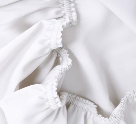 Простыня трикотажная на резинке "NOBLE TRADITIONS JERSEY WHITE GRASS", 180х200х40