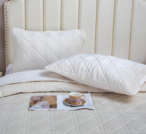 Покрывало велюровое "Kazanov.A." Dori (молоко), 240х260