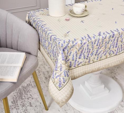 Скатерть с пропиткой "ДУША ПРОВАНСА" 110х140 см, бежевый