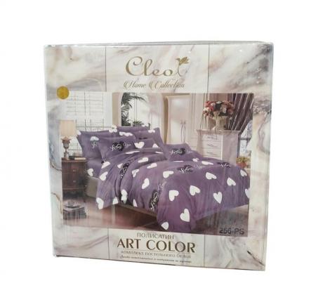 Постельное бельё "Cleo" Art Color 31/284-AC/CL Полисатин, Евро