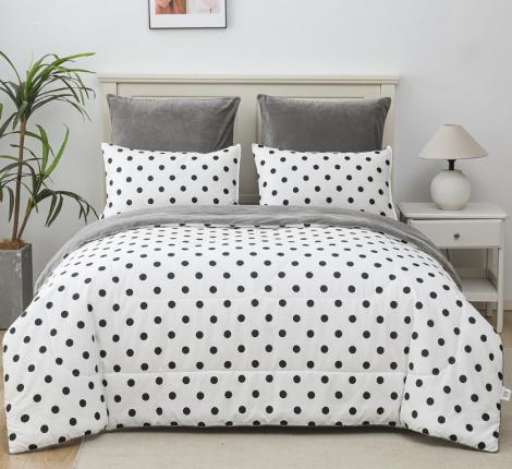 Постельное белье с одеялом "Sofi de Marko" Роберто №25 Велюр/Сатин, Семейный