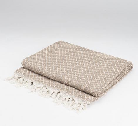 Покрывало "NAZBONC" (CAPPUCCINO) капучино, 200х220