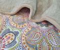 Одеяло тёплое Magic Wool &quot;Облако-Узоры&quot; шерсть мериноса, 140х200