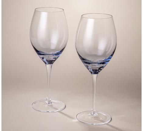 Набор бокалов для вина 2 штуки "BUBLES" BLUE, 580 мл